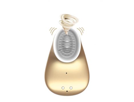 Stymulator łechtaczki ssący wibrujący Innovation złoty USB - 3
