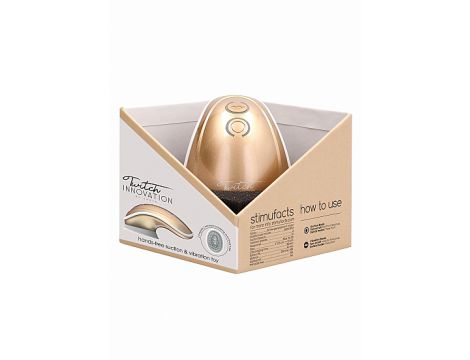Stymulator łechtaczki ssący wibrujący Innovation złoty USB - 10