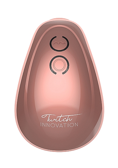 twitch hands - free suction & vibration toy - rose