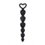 Kuleczki analne silikonowe ShotsToys czarne 15 cm - 2