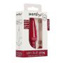 Korek analny silikonowy ShotsToys czerwony z uchwytem - 3