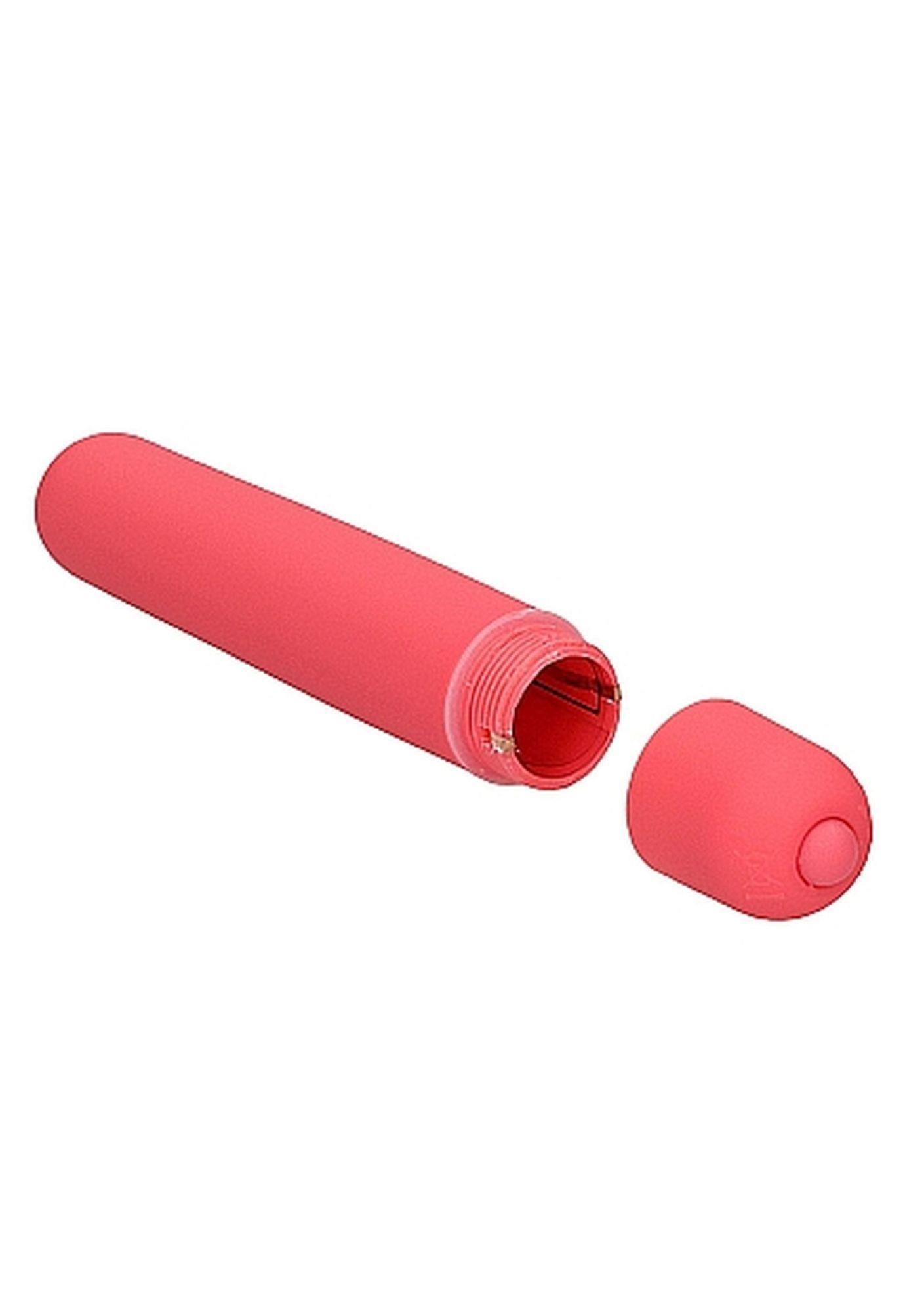 bullet vibrator - extra long - pink