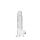 Dildo realistyczne z jądrami transparentne RealRock 18 cm