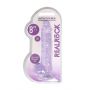Dildo realistyczne z jądrami RealRock fioletowe 20 cm - 3