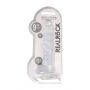 Dildo realistyczne z jądrami RealRock transparentne 23 cm - 3