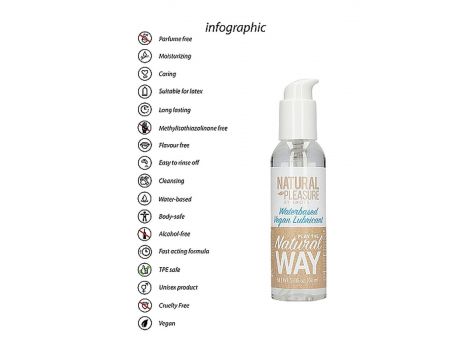 Lubrykant wegański na bazie wody Natural Pleasure 150 ml - 6