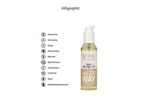 Olejek do masażu wegański Natural Pleasure 150 ml - 6