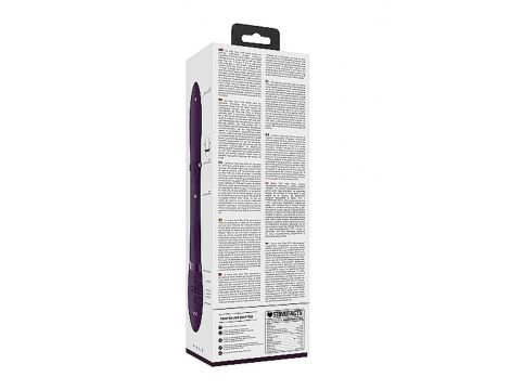 Wibrator króliczek Halo z ruchomym pierścieniem Vive fioletowy 14 cm - 6