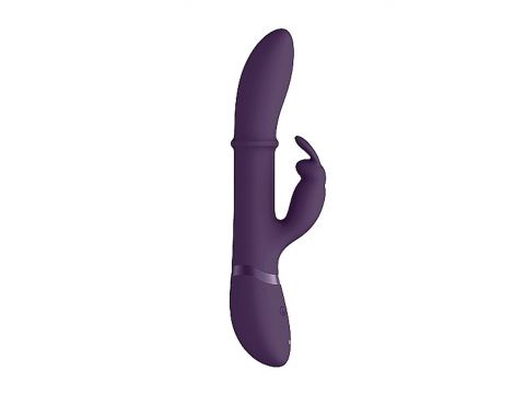 Wibrator króliczek Halo z ruchomym pierścieniem Vive fioletowy 14 cm - 9
