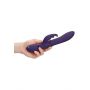 Wibrator króliczek Halo z ruchomym pierścieniem Vive fioletowy 14 cm - 12