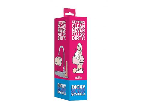 Mydło w kształcie penisa z jądrami S-Line cieliste 18 cm - 2