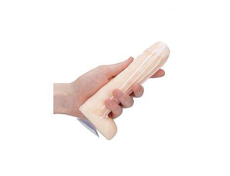 Mydło w kształcie penisa z jądrami S-Line cieliste 18 cm - 6