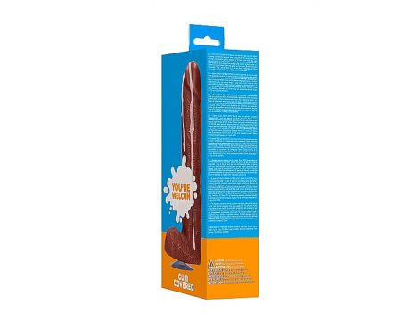 Mydło w kształcie penisa z jądrami S-Line brązowe 18 cm - 7
