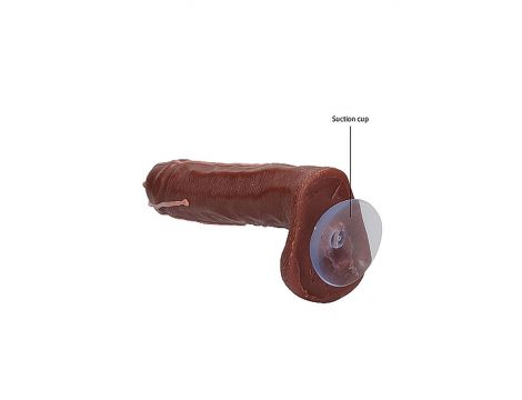 Mydło w kształcie penisa z jądrami S-Line brązowe 18 cm - 4