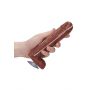 Mydło w kształcie penisa z jądrami S-Line brązowe 18 cm - 4