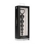 Łańcuszek kulek analnych serca Ouch! silikonowy czarny 14 cm - 3