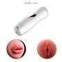 Dwustronny masturbator z wibracją B Series Fox biały USB - 12
