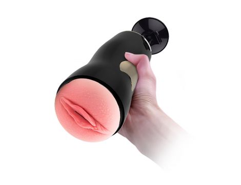 Dwustronny masturbator z wibracją B Series Fox czarny USB - 4