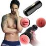 Dwustronny masturbator z wibracją B Series Fox czarny USB - 2