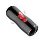 Dwustronny masturbator z wibracją B Series Fox czarny USB - 9
