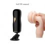 Dwustronny masturbator z wibracją B Series Fox czarny USB - 19