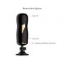 Dwustronny masturbator z wibracją B Series Fox czarny USB - 31