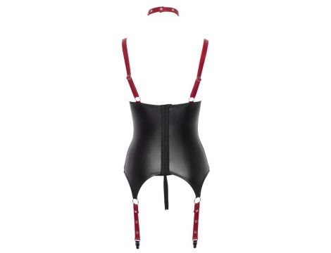 Zestaw bielizny ouvert Cottelli BONDAGE z obrożą i kajdankami M - 13