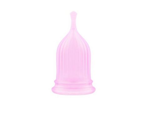 Kubki menstruacyjne Elys silikonowe różowe zestaw 3 szt - 2