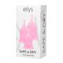 Kubki menstruacyjne Elys silikonowe różowe zestaw 3 szt - 5