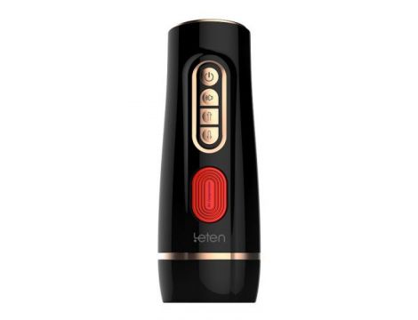 Masturbator Leten New Era z wibracją i ssaniem USB 16,6 cm