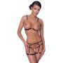 Komplet bielizny Cottelli Glamour bondage z łańcuchami M - 7