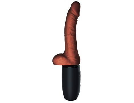 Wibrator z pchnięciami King Cock Plus z jądrami 29 cm - 8
