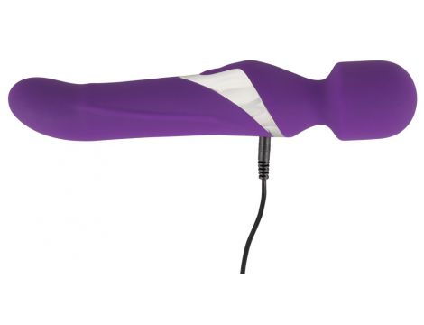 Wibrator wand z perłą Javida silikonowy USB 24 cm - 15
