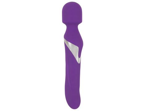 Wibrator wand z perłą Javida silikonowy USB 24 cm - 4