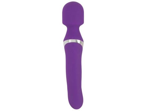 Wibrator wand z perłą Javida silikonowy USB 24 cm - 10