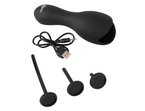 Masturbator Rebel do żołędzi z wibracją USB 14 cm - 12