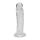Dildo żelowe realistyczne Alive Empire przezroczyste 19 cm