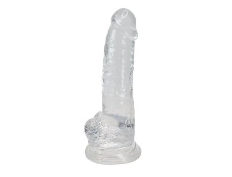 Dildo żelowe realistyczne Torrent Alive przezroczyste 20,6 cm