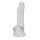 Dildo żelowe realistyczne Torrent Alive przezroczyste 20,6 cm