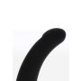 Dildo na paskach Taboom Medium silikonowe czarne 14 cm - 6