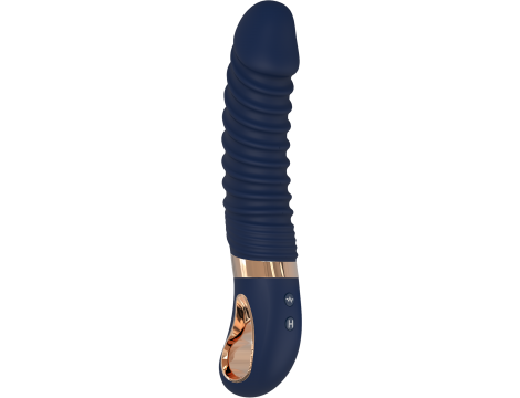Wibrator punktu G Nereos granatowy silikonowy Dream Toys USB 23 cm - 4
