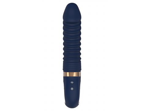 Wibrator punktu G Nereos granatowy silikonowy Dream Toys USB 23 cm - 10