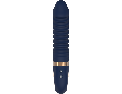 Wibrator punktu G Nereos granatowy silikonowy Dream Toys USB 23 cm - 11