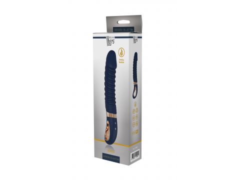 Wibrator punktu G Nereos granatowy silikonowy Dream Toys USB 23 cm - 12