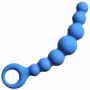 Elastyczny łańcuch analny Lola Toys niebieski 18 cm - 3