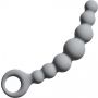 Elastyczny łańcuszek analny Lola Toys szary 18 cm - 2