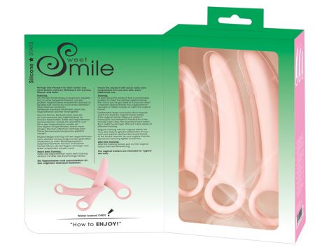 Zestaw dild analnych Sweet Smile silikonowy 3 sztuki - 15