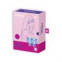 Kubeczek menstruacyjny silikonowy Satisfyer ciemnieniebieski - 2