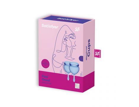 Kubeczek menstruacyjny Satisfyer Feel Good ciemnieniebieski - 2