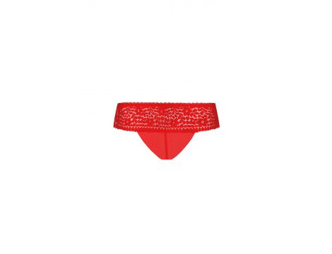 Figi Obsessive Blossmina czerwone z koronką 6XL 7XL - 11